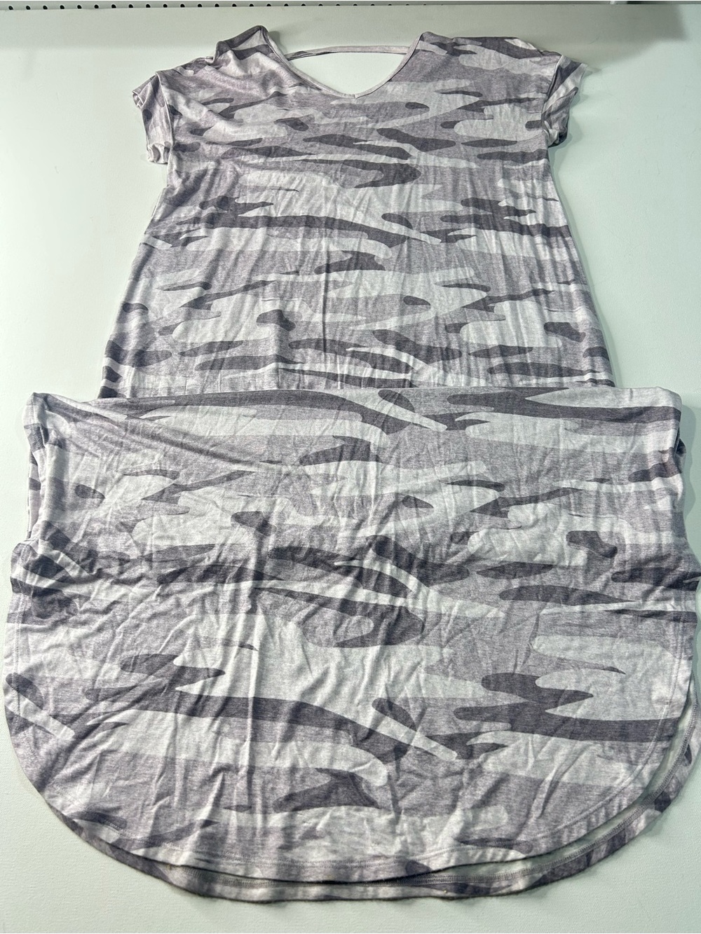 LuLaRoe Maxi Dress Gray Camo